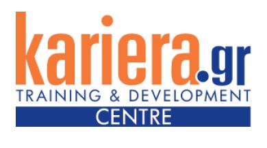 DIPLOMA ΕΡΓΑΣΙΑΚΗΣ ΨΥΧΟΛΟΓΙΑΣ ΑΠΟ TO KARIERA.GR TRAINING & DEVELOPMENT CENTRE